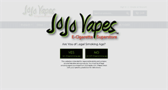 Desktop Screenshot of jojovapes.com
